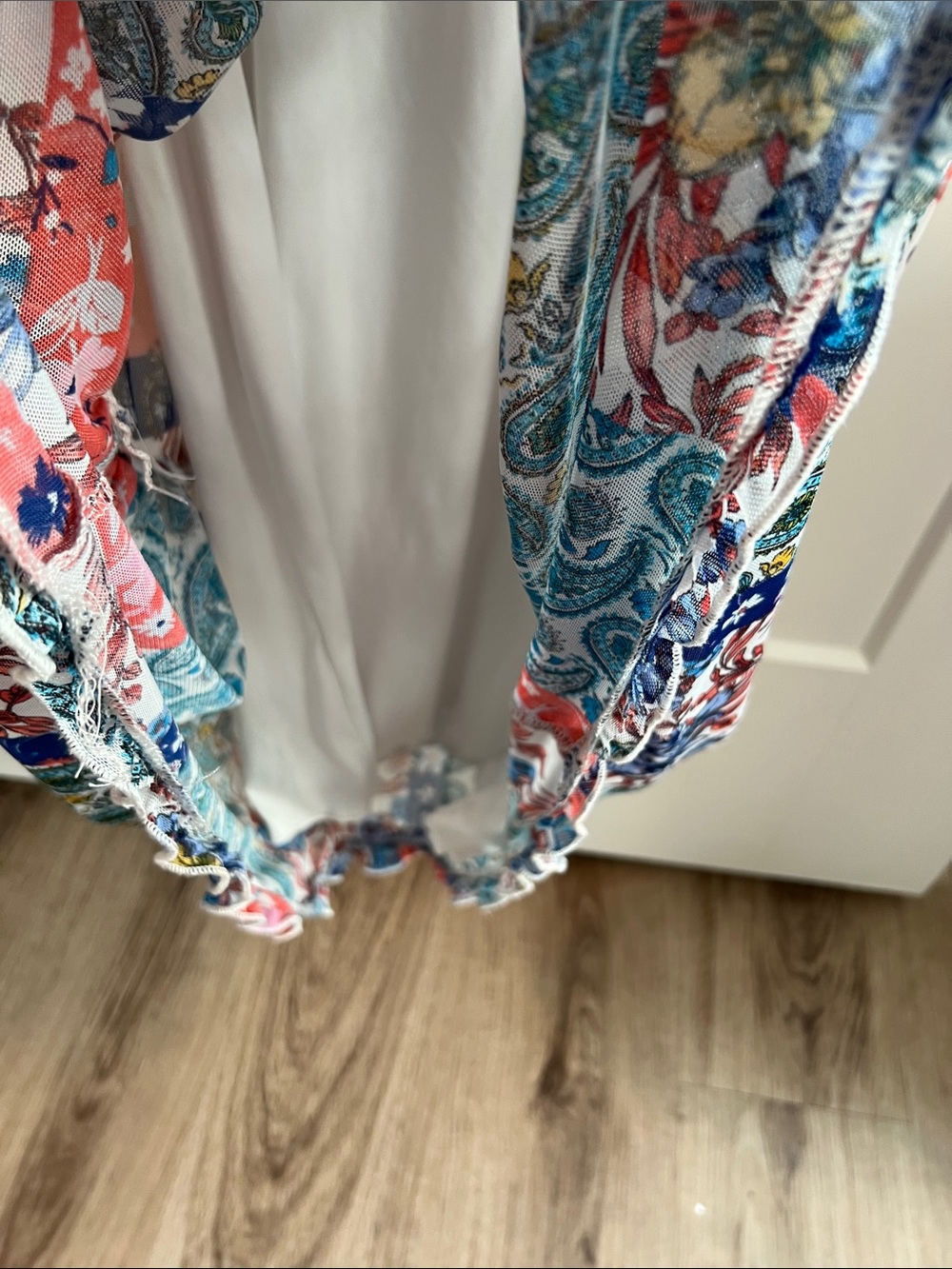 Stella & Julie Bohemian Patchwork Floral Maxi Dress-EUC - Picture 8 of 9